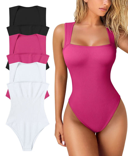 Violetate® Sleeveless Tummy Control Tank Tops Bodysuits(BOGO Pack)
